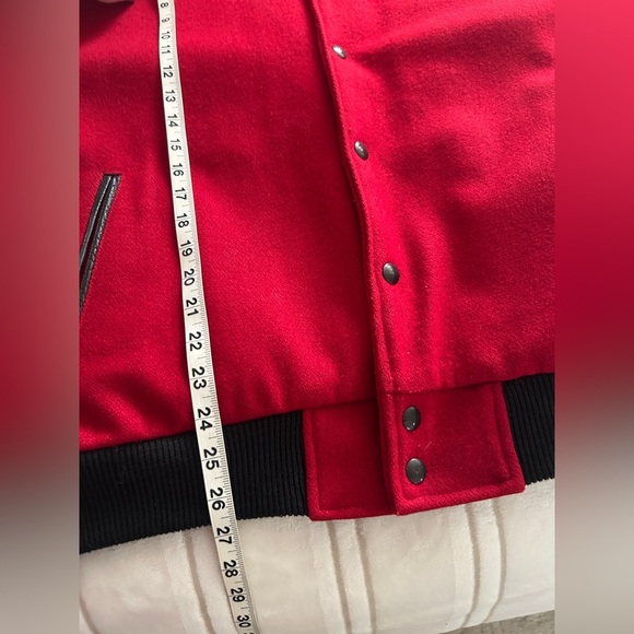 Vintage AMA Pro Racing Leather Wool Jacket Sz L Excellent - Picture 7 of 12